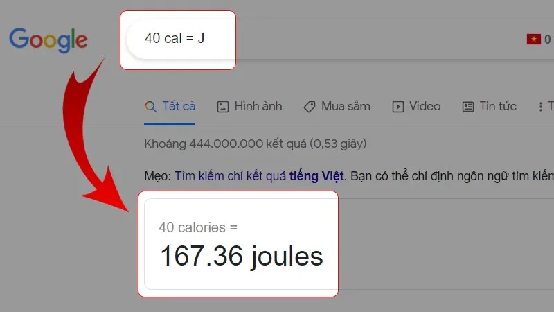 Bạn vào trang chủ Google gõ vào ô tìm kiếm