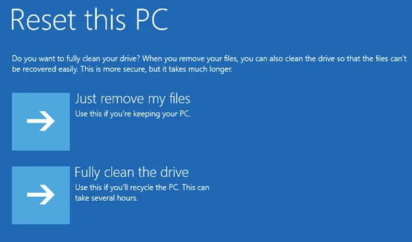 just remove files