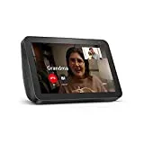 Echo Show 8 (1st Gen, 2019 release) -- HD smart display with Alexa Unlimited Cloud Photo Storage Digital Photo Display - Charcoal