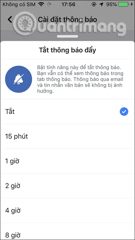 Cách bật, tắt thông báo Facebook chung trên điện thoại - Ảnh minh hoạ 5