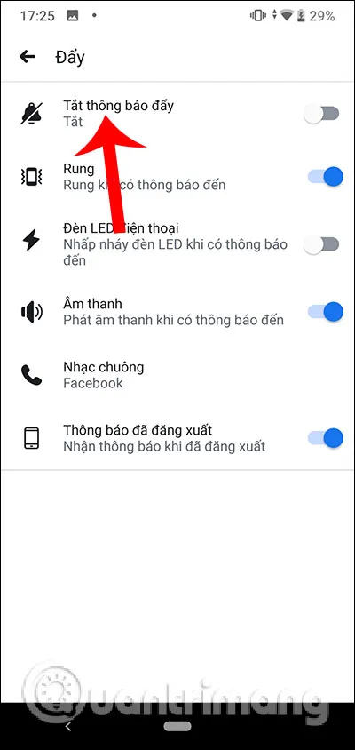 Cách bật, tắt thông báo Facebook chung trên điện thoại - Ảnh minh hoạ 7