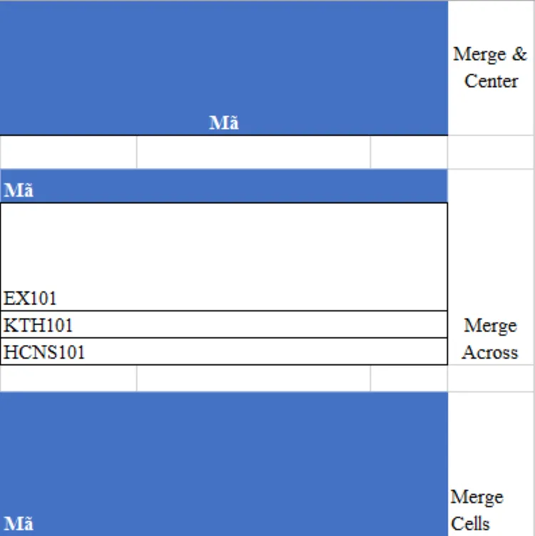 Hãy chọn những tính năng phù hợp với văn bản Excel của bạn nhé!