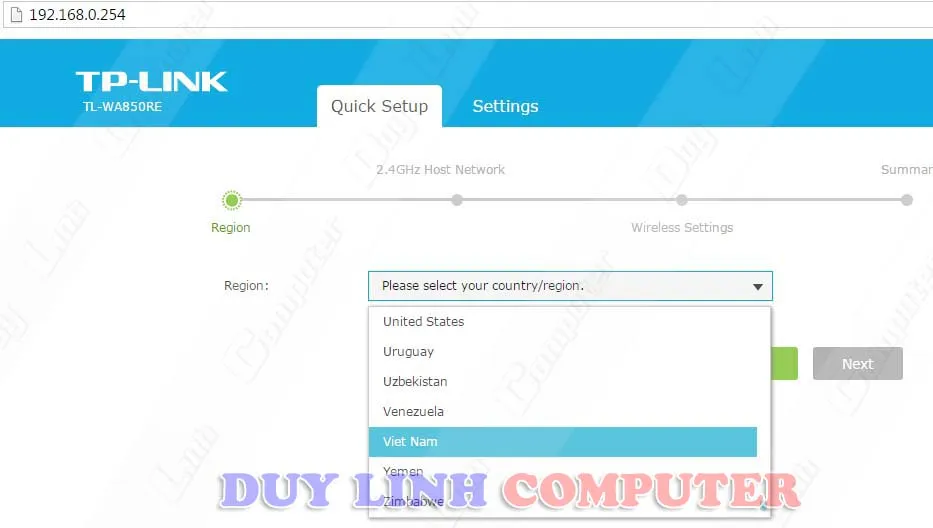 Hướng dẫn cài đặt Bộ kích sóng Wifi Tp-Link TL-WA850RE