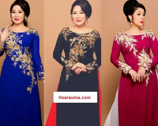 cach mac ao dai trang khong lo bung