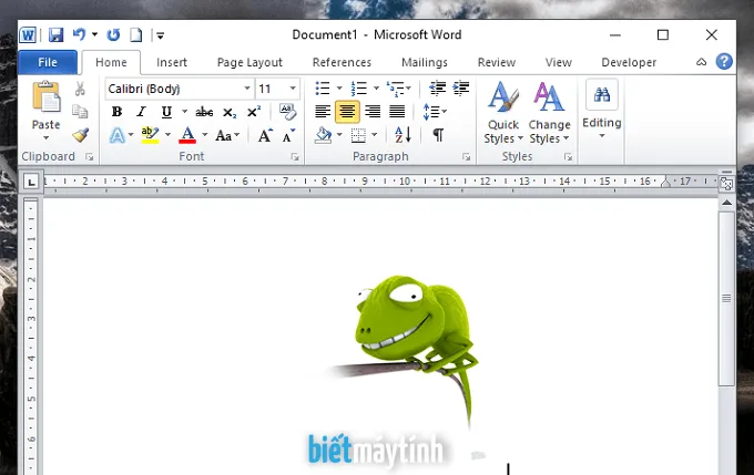 Cách chèn ảnh vào file Word nhanh