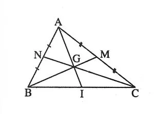 Tính chất đường trung tuyến trong tam giác