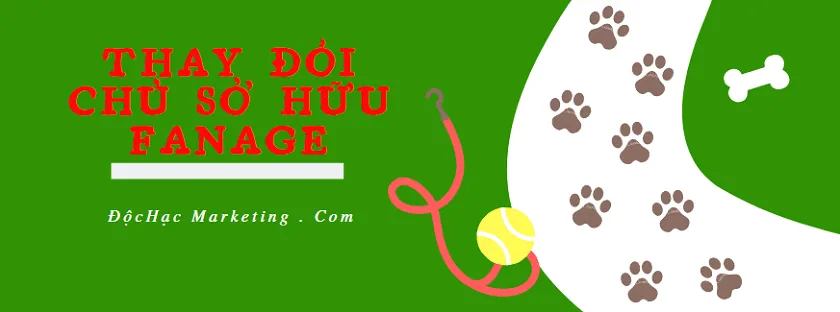 thay đổi chủ sở hữu trang fanpage