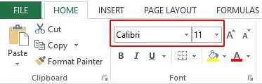 Cách đổi font chữ mặc định trong Excel 2016 1
