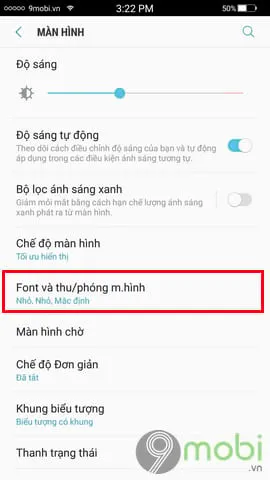 doi font chu cho moi thiet bi android