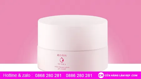 Kem dưỡng trắng da ban đêm Senka White Beauty Glow Gel Cream 50g