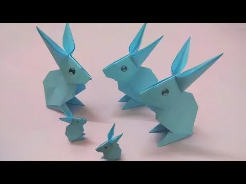 Cách gấp con thỏ con bằng giấy Origami Rabbit đơn giản nhất Dễ làm con thỏ bằng giấy