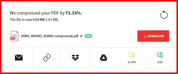 Cách nén file PDF