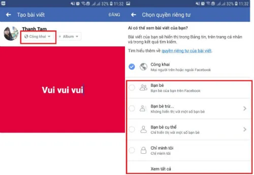 khong cho nguoi khac xem dong thoi gian tren facebook