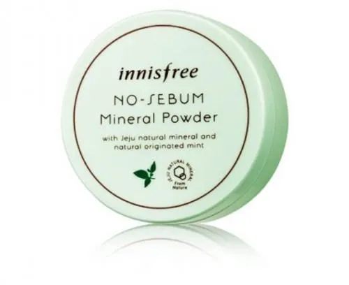 Phấn phủ không màu Innisfree - No Sebum Mineral Powder giúp thấm hút dầu và mồ hôi