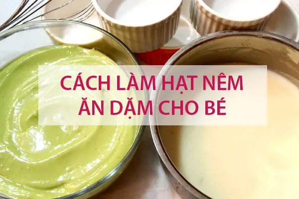 Ngày nay, có rất nhiều loại hạt nêm và cách làm hạt nêm cho bé khác nhau. Vì vậy, mỗi ông bố hay bà mẹ nên biết một vài cách làm để cho con ăn nhé! Theo khuyến nghị từ Tổ chức Y tế Thế giới WHO, trẻ từ 6 tháng tuổi trở lên nên bắt đầu được bổ sung chất dinh dưỡng bằng chế độ ăn dặm với các loại thực phẩm khác nhau.