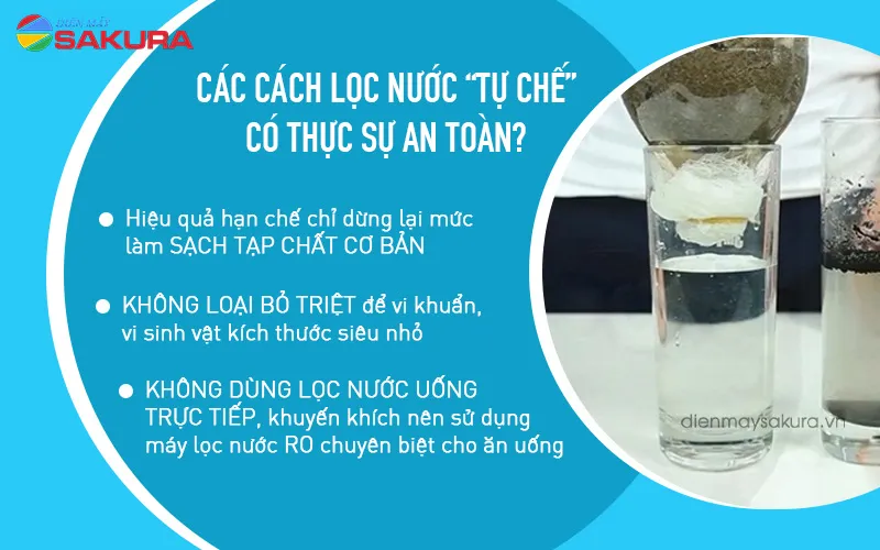 máy lọc nước mini tự chế