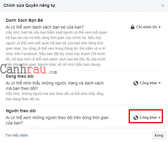 Cách hiển thị số người theo dõi trên Facebook mới nhất hình 1