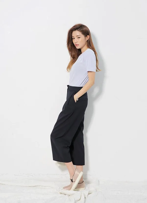 Quần culottes ngang bắp chân