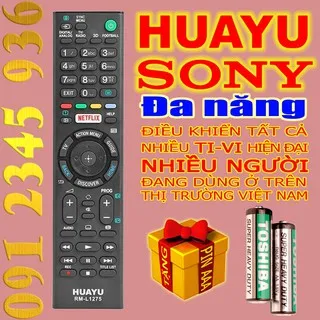 Điều khiển SONY ''ĐA NĂNG'' HUAYU mã số RMT-TX100P cho Tivi Smart. (Mẫu số 4)