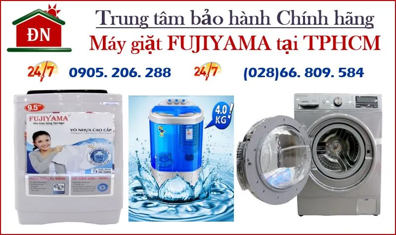 Trung tâm bảo hành máy giặt Fujiyama tại Tphcm