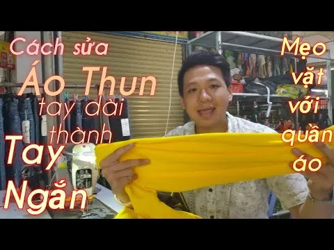 Cách sửa áo thun tay dài thành tay ngắn-Mẹo vặt với quần áo/Nhân Tailors - Sửa Quần Áo Online | Foci