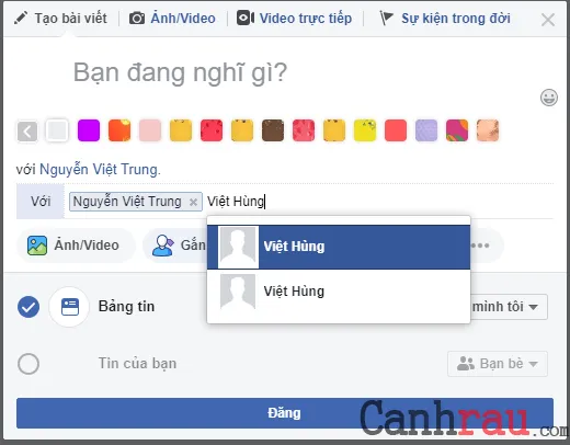 Hướng dẫn gắn thẻ bạn bè trên Facebook hình 6