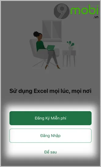 cach tao file excel tren iphone