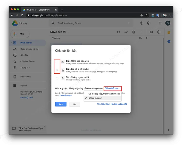 Chia sẻ Google Drive cấp quyền chỉnh sửa cho tất cả (hướng dẫn Google Drive và cách chia sẻ file Google Drive)