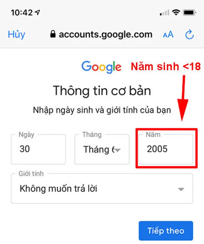 cách tạo gmail khong can so dien thoai