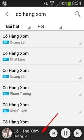 chon bai hat yeu thich tren Zing MP3