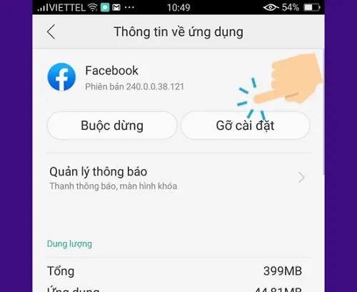 giải phóng dung lượng Oppo A3S