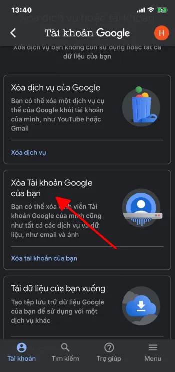 cách xóa tài khoản gmail vĩnh viễn