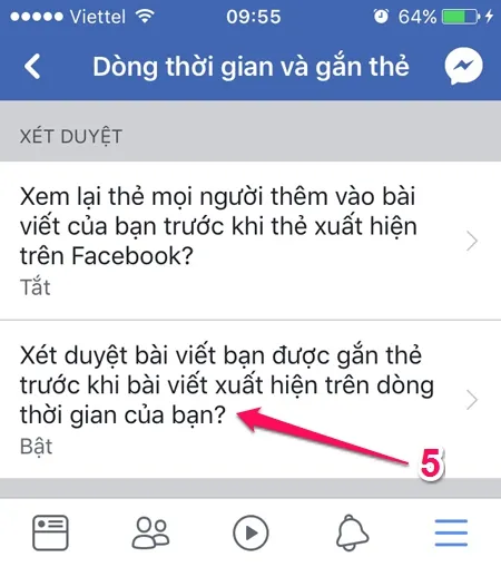 Cách hạn chế và gỡ gắn thẻ trên Facebook điện thoại