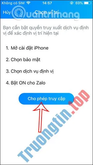 CáchgửiđịnhvịquaZalo,chiasẻvịtrítrênZalochongườikhácsiêudễ