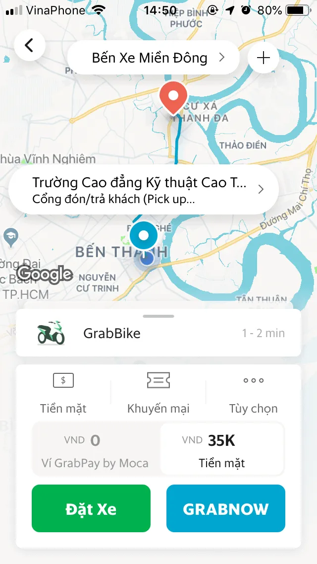 GrabBike và GrabCar là gì? Hướng dẫn đặt xe Grab