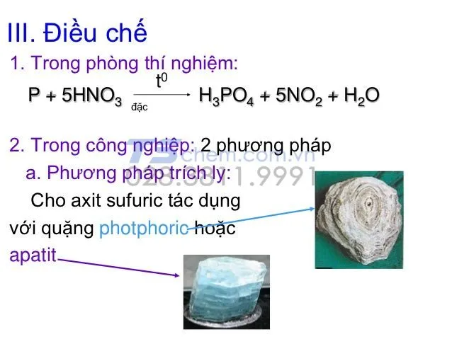 ĐIỀU CHẾ H3PO4