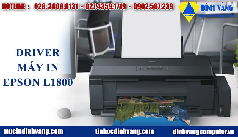 hướng dẫn cài đặt Driver máy in epson l1800