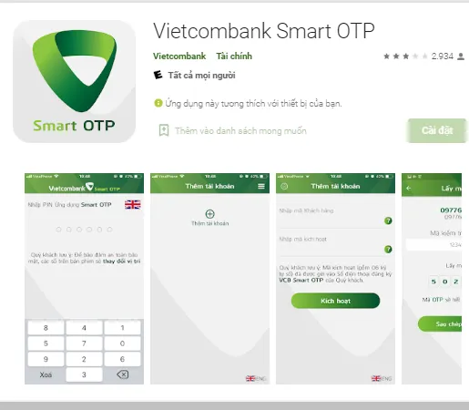 App- Smart OTP-Vietcombank