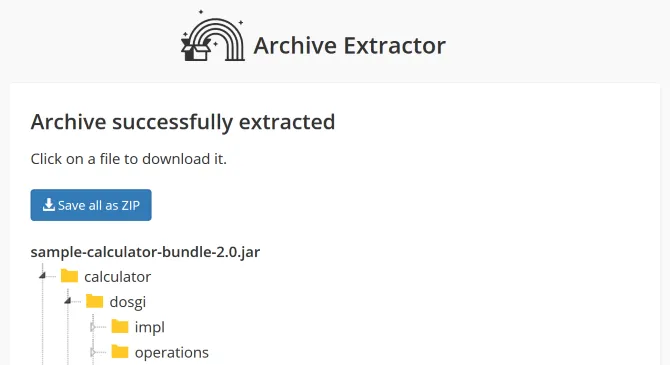 Archive Extractor