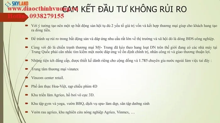 Cam kết đầu tư không rủi ro tại Bàu Bàng