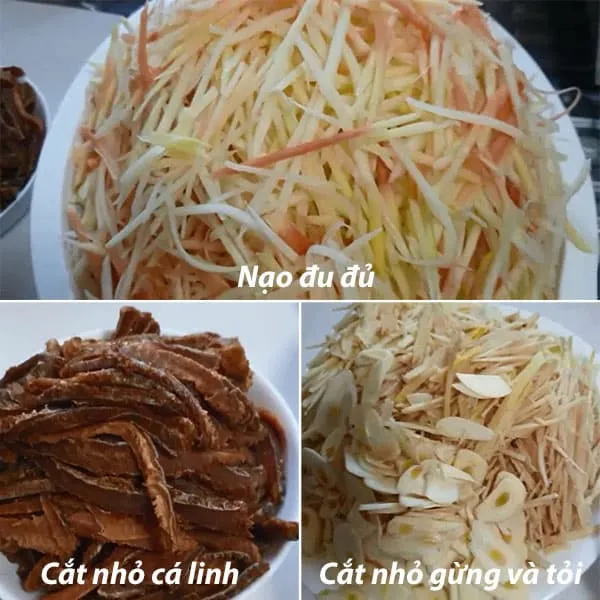 cách làm mắm thái cá lóc