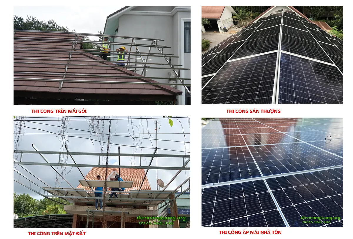 lắp hệ thống pin năng lượng 30KWp