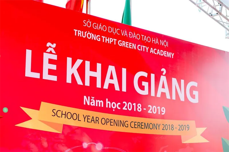 Lễ khai giảng đầy cảm xúc của Green City Academy 