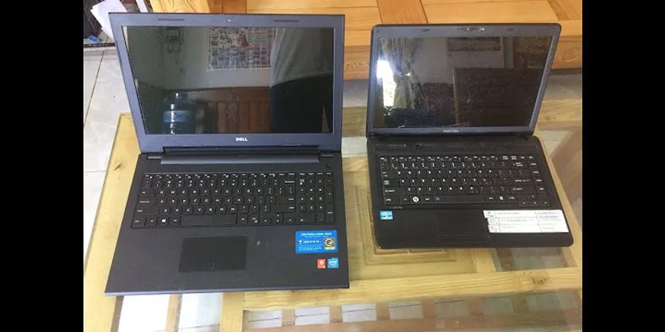 14 inch và 15.6 inch laptop