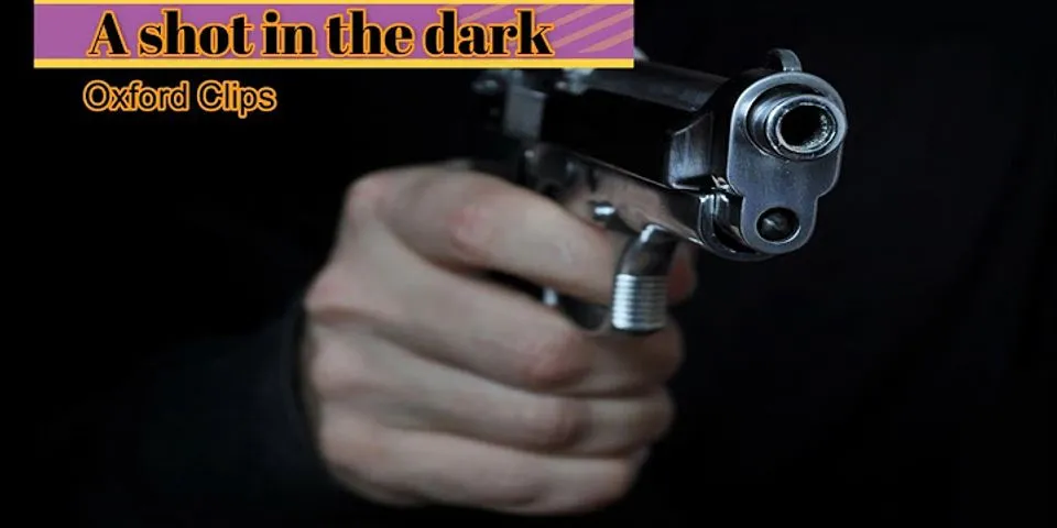 a shot in the dark là gì - Nghĩa của từ a shot in the dark
