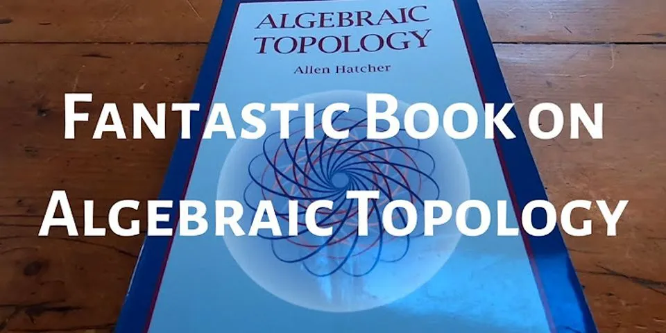 Algebraic topology Hatcher