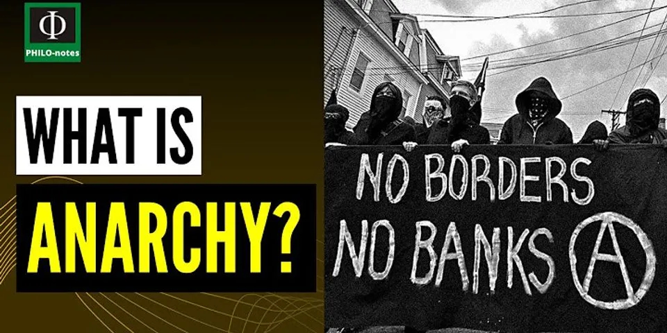 anarchy là gì - Nghĩa của từ anarchy