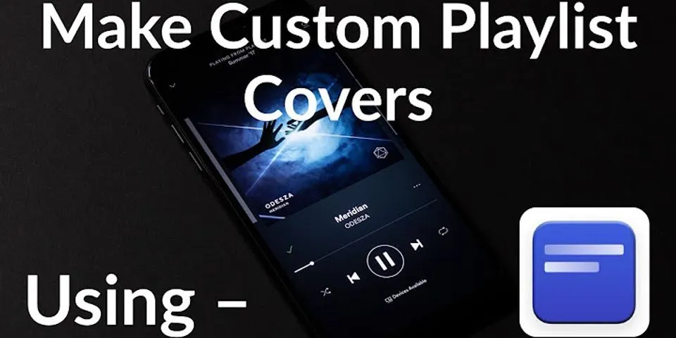 Apple Music playlist cover maker