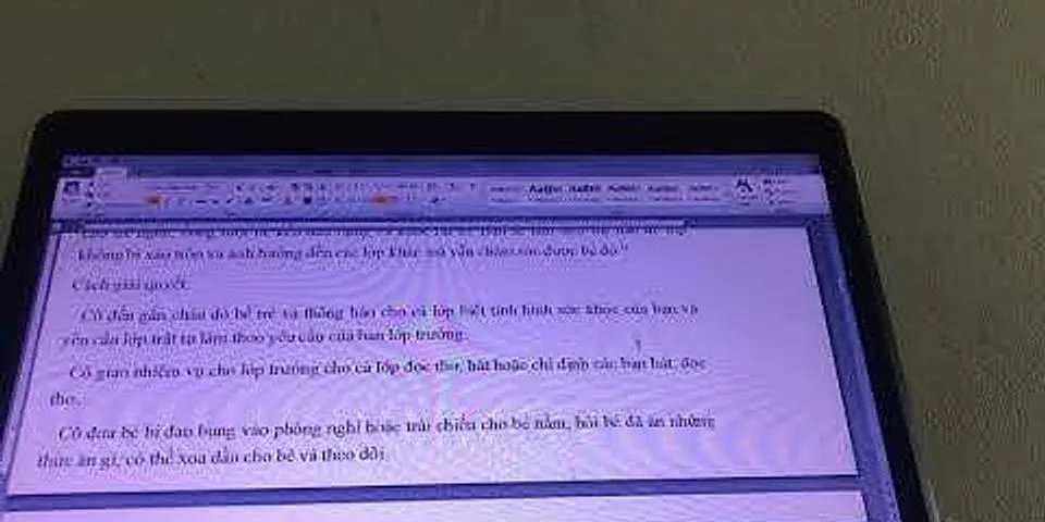 Bài thu hoạch đạo đức của giáo viên mầm non trong xử lý tình huống sư phạm ở trường mầm non