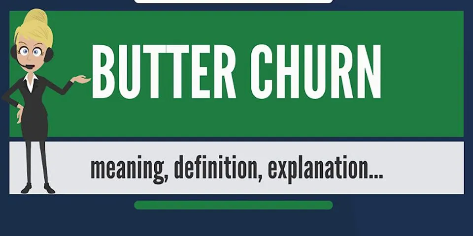 butter churner là gì - Nghĩa của từ butter churner